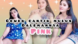 cewek cantik mulus dalemannya pink 