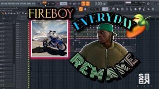 REMAKE: FIREBOY - EVERYDAY | FL Studio Tutorials | Beat Review