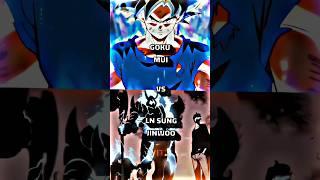 Goku (MUI) Vs Sung Jin Woo (LN)  | #sungjinwoo #Goku #mui #dbz #sololeveling #fyp #fypシ #shorts