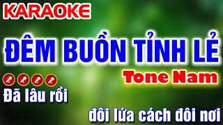 Đêm Buồn Tỉnh Lẻ Karaoke Nhạc Sống Tone Nam ( C#m ) - Karaoke Mai Phạm