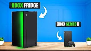 unboxing the GIANT xbox series x FRIDGE