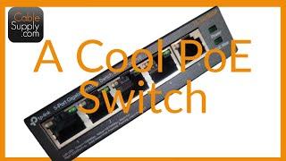 A Cool Gigabit Mini Switch with Power over Ethernet (PoE).