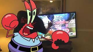 ANGRY GRANDPA SMASHES HDTV (Mr. Krabs AI Cover)