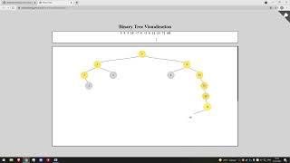 Binary Tree Visualization with html-css-js