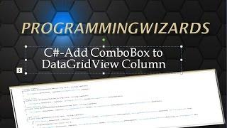 Adding ComboBox Column to DataGridView