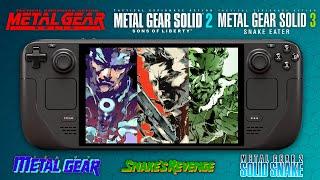 Metal Gear Solid Master Collection is PERFECT On Steam Deck Now!