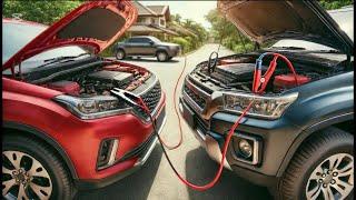 How to jump start a car|how to safly jump start a vehicle  with dead battery|hook up jumper cables|