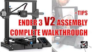 Ender3 V2 Assembly Complete Walkthrough