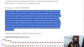14650HX is a better 13700HX | 122k: Legion 5i 14650HX 4060 [Temporary Video, will make proper soon]