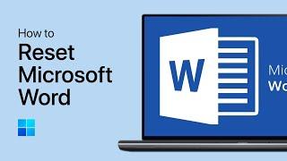 How To Reset Microsoft Word To Default Settings