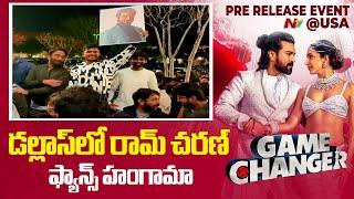 Ram Charan's Game Changer Movie Pre Release Event in Dallas | America  | Ntv