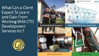 What can a Client Expect From Working With CTD Development Services?