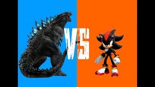 Godzilla vs Shadow the Hedgehog (GodzillaGamer Battles)