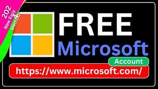 How To Create Microsoft Account ( FREE )NEW || [ Easy Method - 2024 ] #Microsoft
