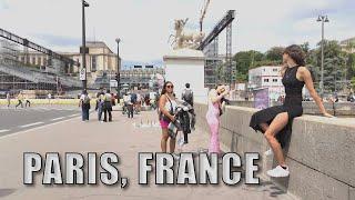 Paris,  France - Walking tour in Paris 4K HDR | Paris 4K ultra hd walking tour | Paris Olympic 2024
