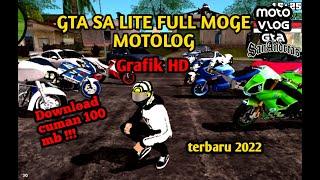 MOD GTA SA LITE 100MB GRAFIK REALISTIS || MOD GTA MOTOVLOG FULL MOGE #gtasamod  #gtasalite100mb