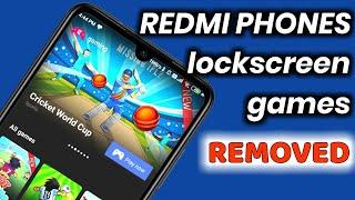 Remove games from lockscreen in Redmi phones | TechFlix | Tech Flix | How to remove game in mi phone