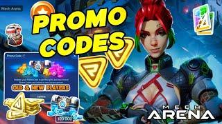 New Mech Arena!! Promo Codes  For Every Players | How To Get A-coins In Mech Arena