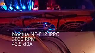 Noctua NF-F12 iPPC 3000 PWM vs Noctua NF-A12x25 PWM