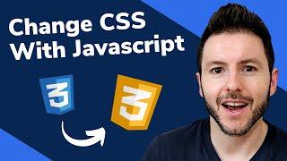 Change CSS Using Javascript | Change CSS With Button Click