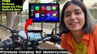 Wireless CarPlay/Android Auto Device for 2Wheelers - Detailed Video | Installation