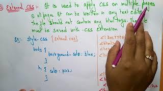 css in html tutorial | CSS tutorials | by bhanu priya
