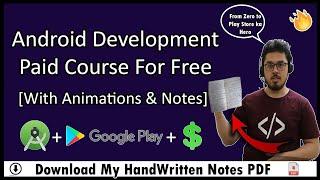 Android Development Tutorial For Beginners In Hindi (With Notes) 