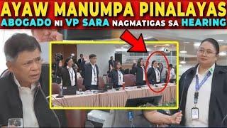  NAPAHIYA ABOGADO ni VP SARA, PINALAYAS ng mga CONGRESSMAN dahil AYAW MANUMPA!  | Jevara PH