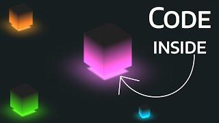 Ambient Light Effect | CSS 3D Glowing Cube Animation Effect | With Code | 3d Animation | 3d projects