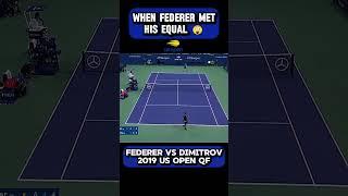 When Federer Met His EQUAL #tennis #federer #shorts #tennisshorts