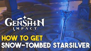 Genshin Impact How To Get Snow-Tombed Starsilver Sword (All 8 Stone Tablet Locations)