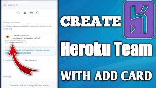 How To Create Heroku Premium Account | How to Make Heroku Team | Heroku Account AntiBan