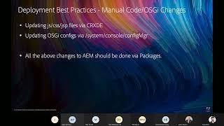 AEM Deployment and Security Best practices User Group