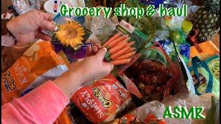 ASMR Grocery shopping & haul (No talking) Filmed before Covid 19 (No soft spoken version)