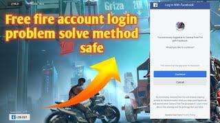 Free fire login problem solve methodsafe simple trick tamil||Facebook login||Black gamers#freefire