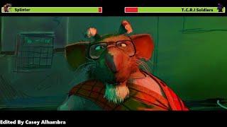 Splinter vs. T.C.R.I Soldiers with healthbars