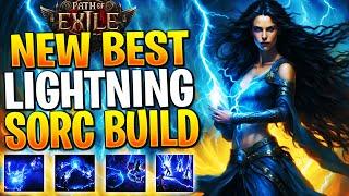 TOP 1 SORC BUILD! UNLIMITED LIGHTNING SORCERESS BUILD! Path of Exile 2 Sorc Build Guide