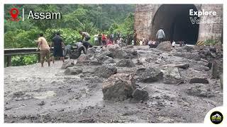 #Watch "Massive Landslides Halt Traffic on NH-06 in Meghalaya's Sonapur and Kuliang"