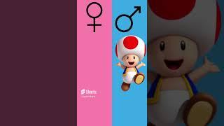 Super Mario Characters Genderbend Edit | #supermariobros #shorts