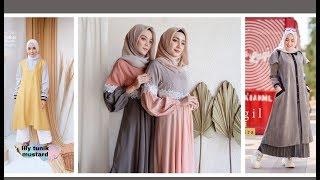 Koleksi Model Baju Wanita Muslim Terbaru 2019 2020 Dress Gamis Tunik Setelan Hijab Cantik