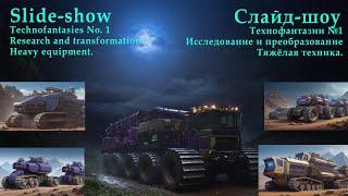 Слайд-шоу. Slideshow. Technofantasies No.1  Research and transformation. Heavy equipment.