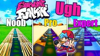 Friday Night Funkin' - Ugh Noob vs Pro vs Expert (Fortnite Music Blocks) - Code in Description