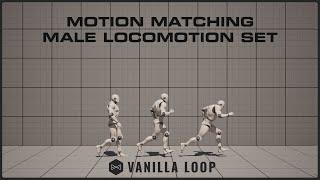 Motion Matching Male Locomotion Set
