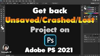 Adobe Photoshop 2021 - Get Unsaved or Crashed File back Easily Enabling Autosave