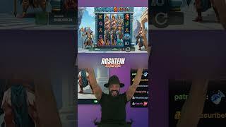 AGAIN!!!! #roshtein #bigwin #win #casinostream #slot #maxwin