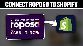 How To Connect Roposo To Shopify 2024! (Full Tutorial)