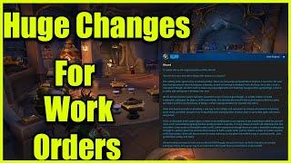 Blizzard FINALLY Talking About The Work Order System- HUGE CHANGES Coming to Dragonflight Work Order
