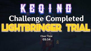 Misty Dungeon - Lightbringer Trial (2.3) - KEQING National - 3 min 54 sec clear