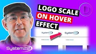 Divi Theme Logo Scale On Hover Effect 