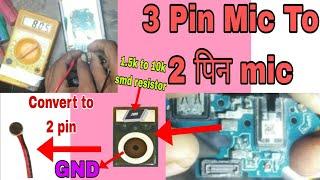 Realme c11 3pin mic to 2pin convert step by step || 3pin mic को 2pin mic में कैसे बदले @csptechnical